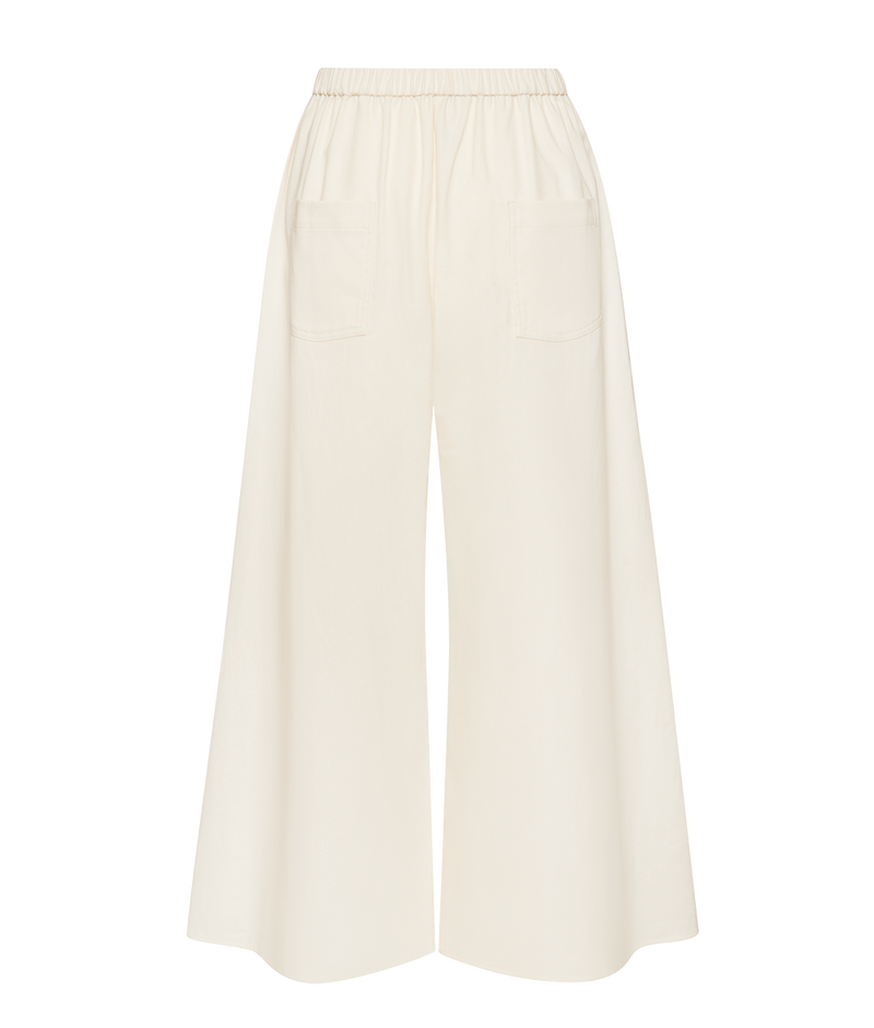 The Twill Wide Leg Pant