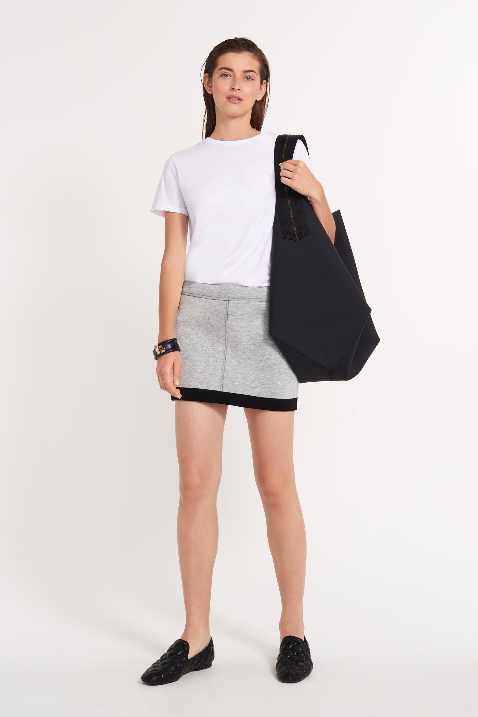 未使用　L'Appartement AMERICANA SWEAT SKIRT L'Appartement【AMERICANA/アメリカーナ】 HALF SLEEVE SWEAT